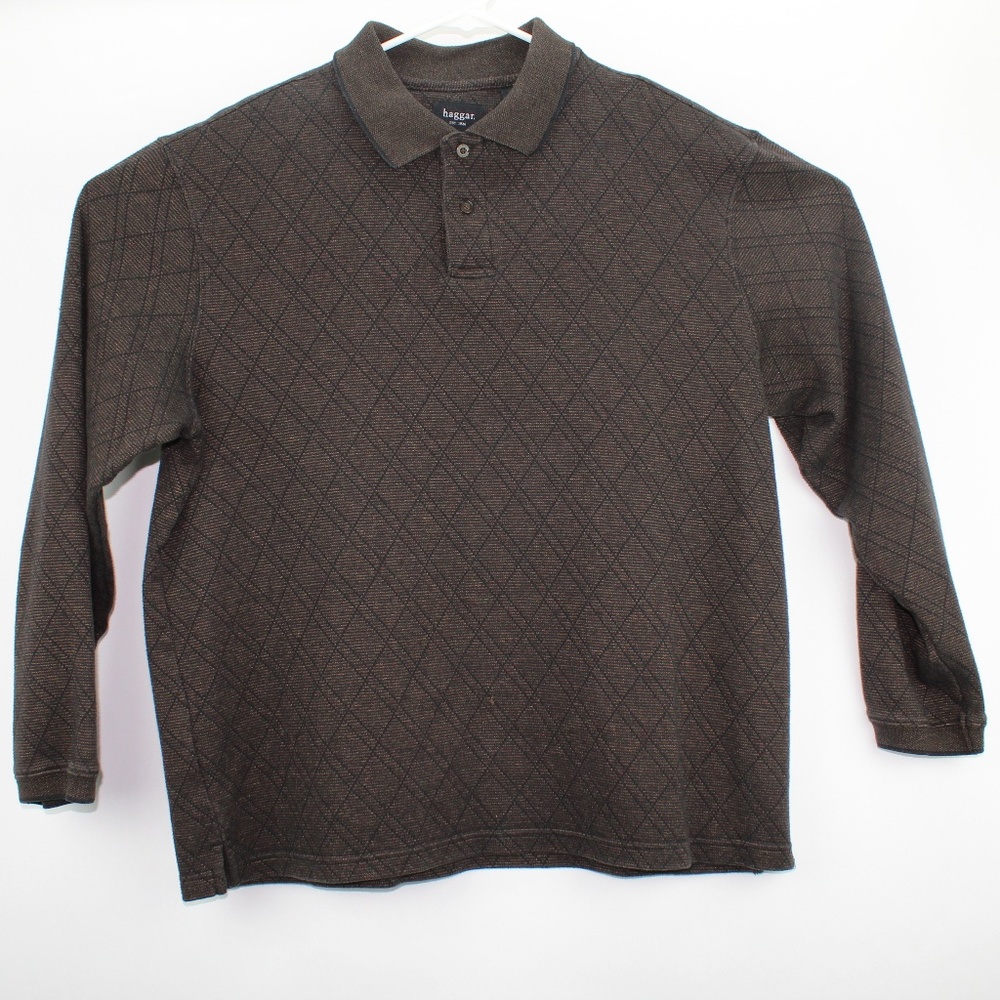 Haggar Button Down Collar Sweater